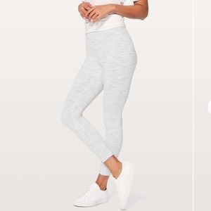 Lululemon | Wunder Under 7/8 25 inch tight space nimbus battleship 8